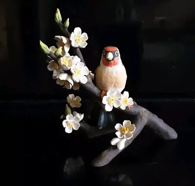 Buy Vintage RSPB Franklin Porcelain 1979  European Gold Finch  Some Damage  • 5£