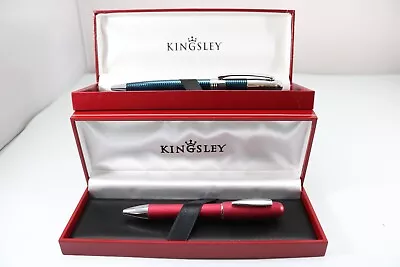 Buy Vintage Kingsley Ballpoint Pens, 3 Different Models, UK Seller • 9.99£