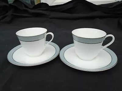 Buy Royal Doulton English Fine Bone China Tea Cups And Saucers Etude Pattern H.5003 • 12£
