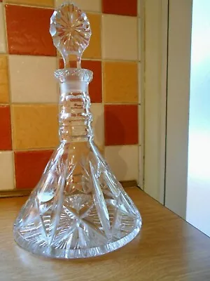 Buy Fabulous Cut Crystal Glass Decanter - 2 Kg+ • 19.99£