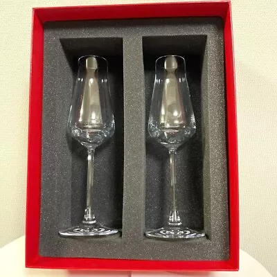 Buy BACCARAT  Champagne Glass Chateau 2 Set Clear Crystal  H9.8xW3.5 • 161.82£