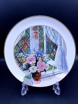 Buy Franklin Mint Fine Porcelain The Garden Year Collection AUGUST Collectors Plate • 15.90£