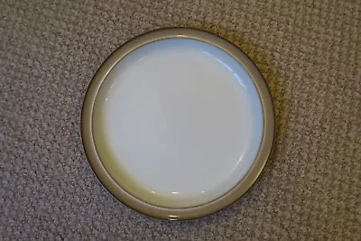 Buy 6x Vintage DENBY Retro Dinner Plates 10.5” Diametre, Round White With Brown Edge • 24.95£