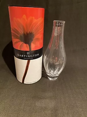 Buy Dartington Handmade Glass Vase 9” (23 Cm) Tall. Lotus Stretched Vase. VGC Used. • 10£