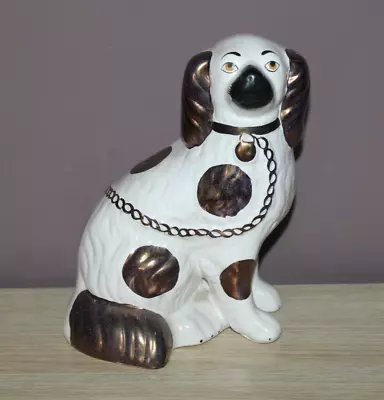 Buy STAFFORDSHIRE  FLATBACK DOG SPANIEL 9   High • 29.95£