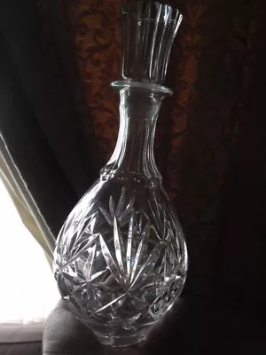 Buy Beautiful Cut Glass/crystal Decanter • 20£