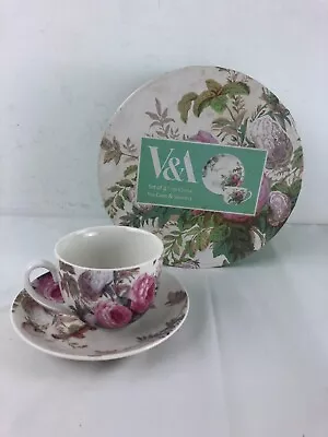 Buy Victoria & Albert Museum Tea Set Of 4 Fine China Teacup & Saucers USED F2 • 9.99£