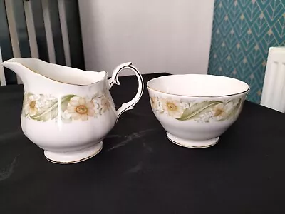 Buy Duchess Bone China Greensleeves Milk Cream Jug 4  And Open Sugar Bowl • 9.99£