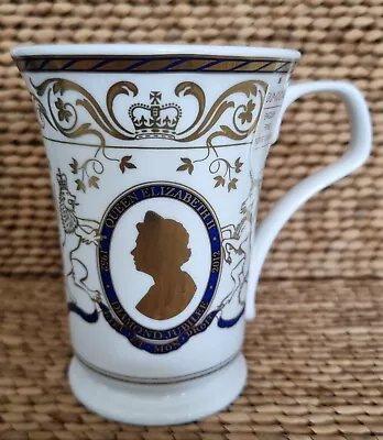 Buy Dunoon Fine Bone China Mug - Commemorate The Diamond Jubilee Queen Elizabeth II • 7.50£