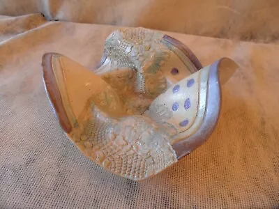 Buy Studio Pottery Handkerchief Dish • 6.99£