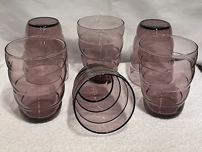 Buy 6 IKEA Skoja Beehive Bubble 4  Tumblers Amethyst Purple Glasses Discontinued • 44.73£