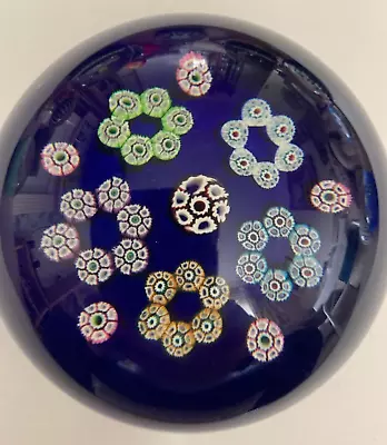 Buy Paul Ysart RONDELLO Patterned Millefiori Glass Paperweight 1970's  • 180£