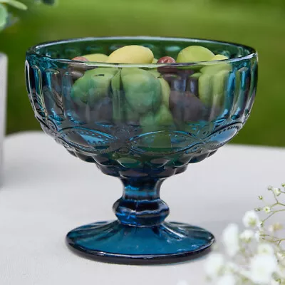 Buy Coloured Glass Dessert Bowls Ice Cream Fruit Salad Cocktail Sundae Appetiser Cup • 9.99£