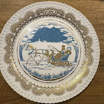 Buy Spode Bone China Christmas Pastimes Plate 1982 Limited Production • 5£