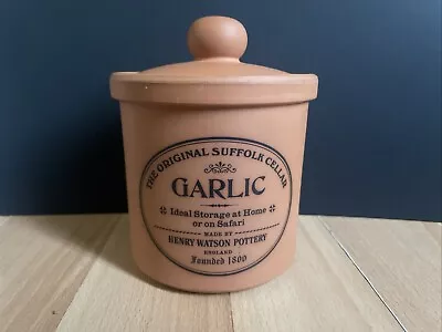Buy Henry Watson Pottery The Original Suffolk Cellar Garlic Storage Jar • 9.99£