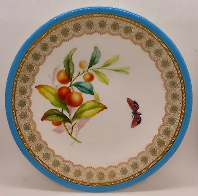 Buy 1881 Royal Worcester Fruit And Butterfly Plate - 23cm • 42.75£