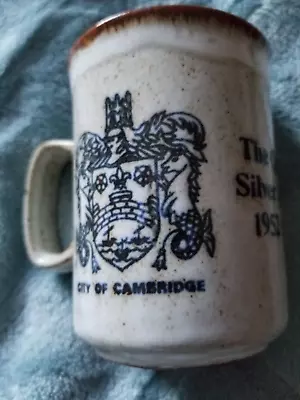 Buy Collectable Queens Silver Jubilee  1977 Mug By  Dunoon Scottish Stoneware Mug • 9.85£