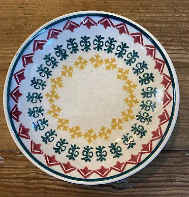 Buy Antique Edge Malkin Irish Spongeware Plate 6” • 16.77£