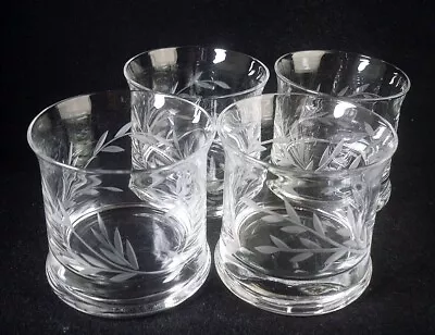 Buy Set 4 X Gleneagles Crystal Aria Smaller Whisky Glasses 2.75 H • 19.99£