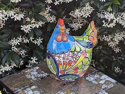 Buy Ceramic Rooster Talavera Pottery  Handmade In Mexico, Home Decor • 111.65£