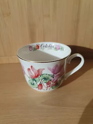 Buy Roy Kirkham Flowers Of The Month Large Breakfast Cup / Mug October • 12.50£