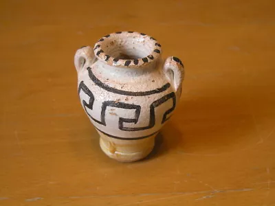 Buy Vintage Miniature Kreta Crete Minoan Greek Stressed Pottery Classic Slip Painted • 41.94£