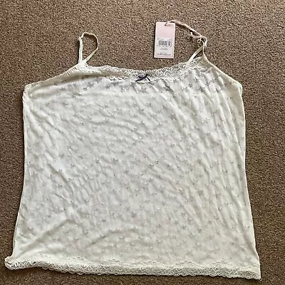 Buy Marks And Spencer Cream Camisole Size 20 NEW • 1.50£