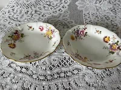 Buy 2 Royal Crown Derby Bone China Derby Posies Dessert Bowls - Unused • 15£