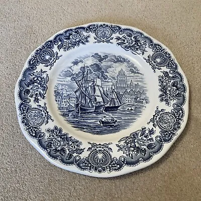Buy Vintage, Historical Ports Of England, The Port Of Bristol 25 Cm Plate • 5£