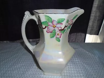 Buy Vintage Maling Ware Floral Lustre Jug / Pitcher - Ringtons Tea Newcastle - 7.75  • 9.99£