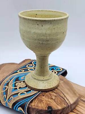 Buy Vintage Studio Pottery Large Size Goblet, VGC, EB77 • 10£