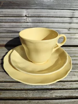 Buy Vintage Grindley Petal Ware Yellow. Laburnum. Trio. Cup, Saucer, Plate. • 6£
