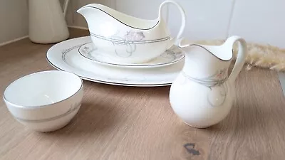 Buy Royal Doulton English Fine Bone China Dinner Set, Gravy Boat, Jug, Sugar Bowl • 20£