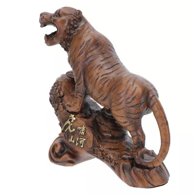 Buy  Animal Figurines Tiger Ornaments Compact Size Decoration Art Statuette Father • 17.65£
