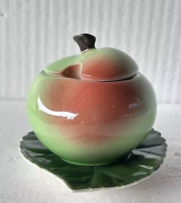 Buy Carlton Ware Apple Jam Sauce Pot Bowl With Lid (No Spoon) – Great Condition • 15.99£
