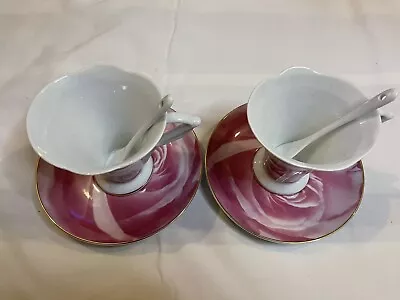 Buy Chinese Porcelain Tea Set With Tea Spoons In Box • 25£