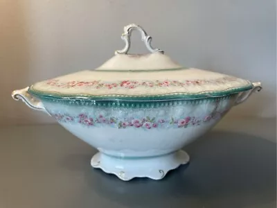 Buy W. H. Grindley Dainty Pattern Pink Rose Covered Serving Bowl Dish • 55.92£