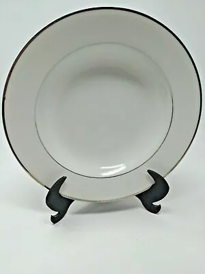 Buy Four Crown China Vintage 8 Inch Fine China ESSEX Japan 382 Silver Trim 1 Plate • 13.79£