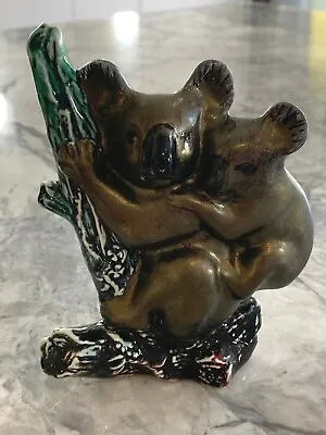 Buy Anita Harris Art Pottery Koala Bear And Baby Signed In Gold By Harris • 58£