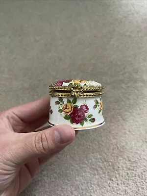 Buy Fenton China Happy Birthday Floral Trinket Box/Pill Box NO YEAR • 2£