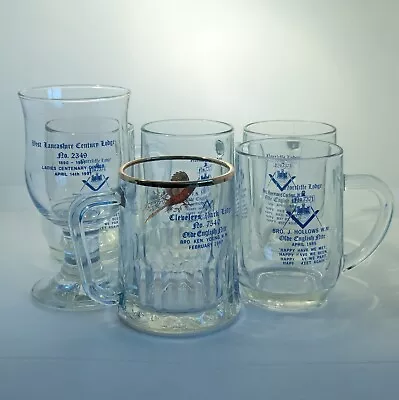 Buy Freemasons Glasses Collection, Norcliffe Lodge, Cleveleys Park, West Lancashire • 32£
