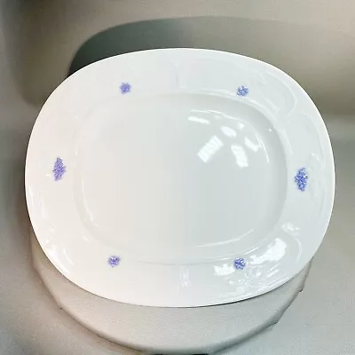 Buy VINTAGE ADDERLEY FINE BONE CHINA BLUE CHELSEA 13.5” SERVING PLATTER England • 41.93£