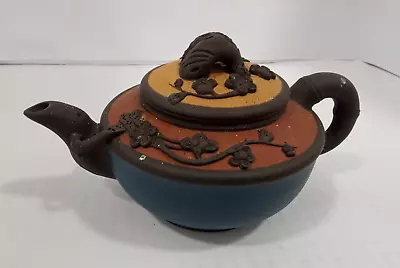 Buy Vintage Chinese Yixing Blue Clay Teapot - Signed / Makers Mark At Base • 9.99£