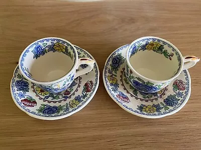 Buy Masons Regency England C 4475 Ironstone China Coffee Cups & Saucers Wavy Base • 20£