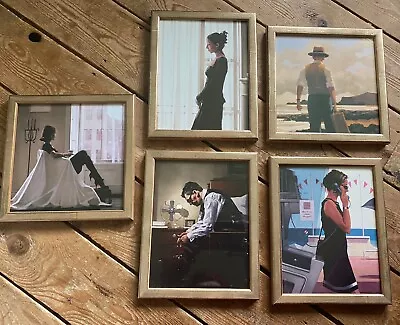 Buy Jack Vettriano The Classic Selection Set Of 5 Mounted Art Prints • 20£