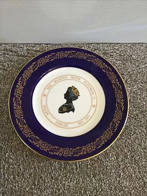 Buy Rare Coalport China Craft Of London 92-500 Queen Silver Jubilee Plate • 9£