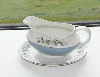 Buy Royal Doulton Rose Elegans  TC1010 Gravy Boat And Stand • 10£