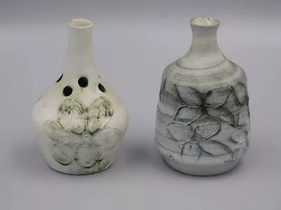 Buy Two Vintage Cornish Carn Pottery Vases. • 14.99£