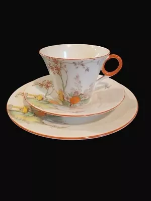 Buy Fine Shelley China Cup Saucer & Side Plate Trio Pattern WR 074 • 44.95£