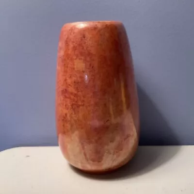 Buy Vintage Byzanta Ware Lustre Vase Orange / Red Grimwades England 7” Tall • 32.62£